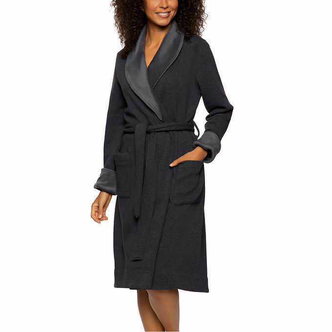 NEW Kirkland Signature Ladies' Fleece Lined Robe SELECT COLOR & SIZE FREE SHIPNG