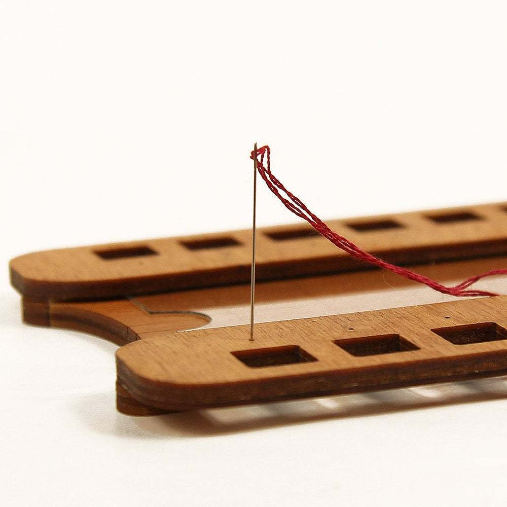 Multifunctional Cross Stitch Thread Holder Embroidery Wooden floss&needle keeper Other Hand