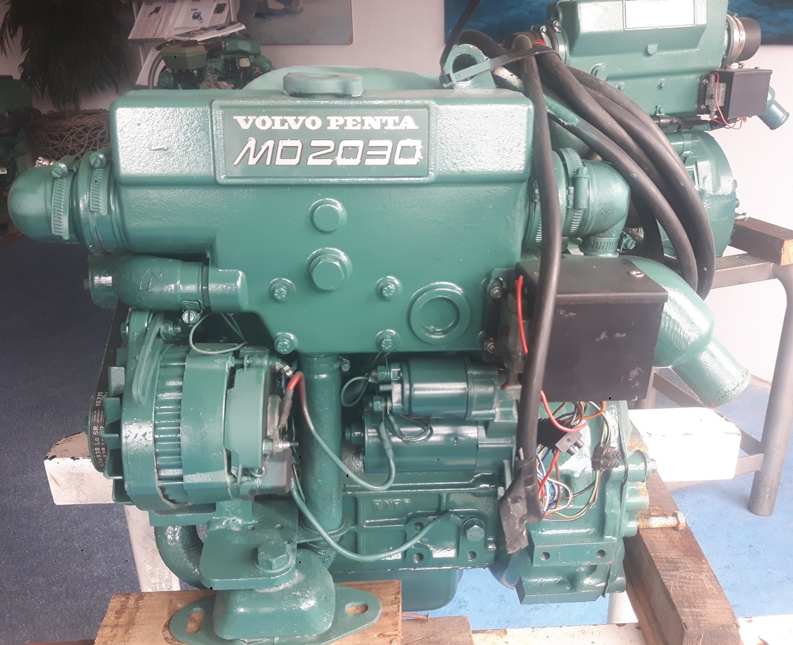 Volvo Penta 2030D Inboard marine diesel engine in very good condition