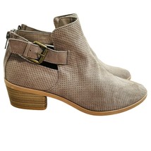 Dolce Vita Brown Perforated Booties Boots Size 7.5 - $25.73