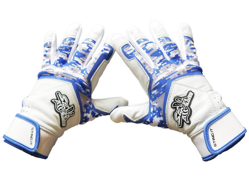 Stinger Sting Sd Royal Blue Digital Camo Batting Gloves for Baseball