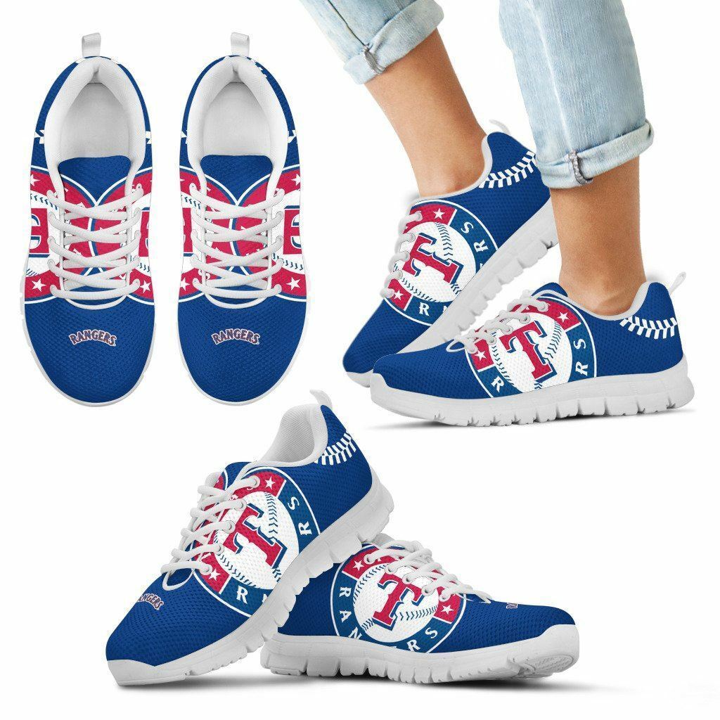 Texas Rangers Fan Custom Unofficial Running Shoes Sneakers Trainers ...