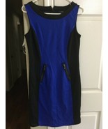 Women&#39;s Apt. 9 Sleeveless Dress--Black/Blue--Size Small - $9.99