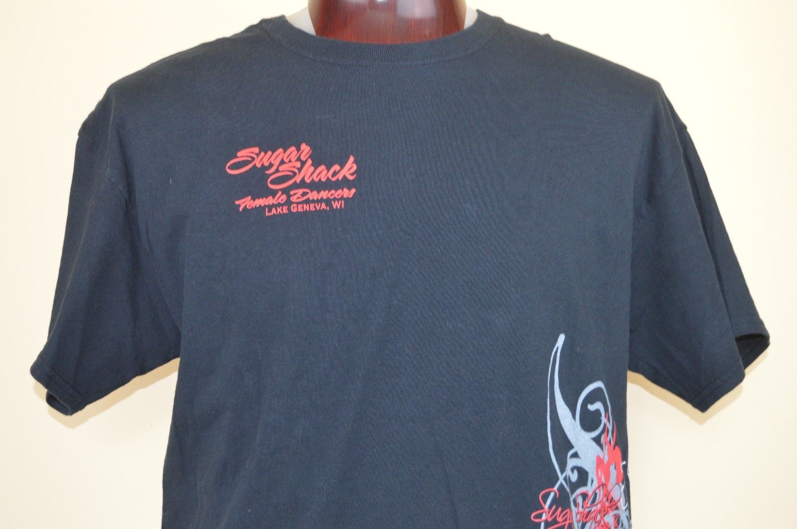 Sugar Shack Geneva WI Male & Female Dancers Black Mens XL Graphic T
