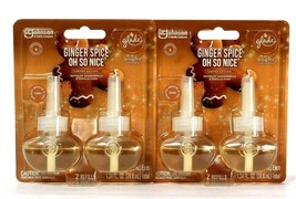 2 Packs Glade PlugIns 1.34 Oz Ginger Spice Oh So Nice 2 Ct Scented Oil R... - $24.99