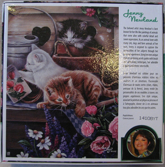 PLAYFUL KITTENS by Jenny Newland 500 pieces Jigsaw Puzzle NEW