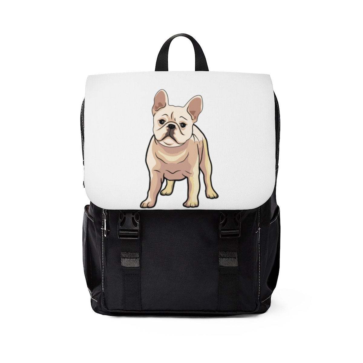 French Bulldog Unisex Casual Shoulder Backpack