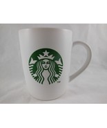 Starbucks Matte finish white  Mug Cup with Green Siren Logo 2011 - $5.53