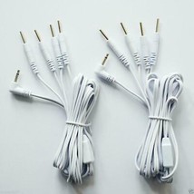 20 PCS ELECTRODE LEAD WIRES Cables for Digital Massager TENS 2.5 mm with... - $24.74