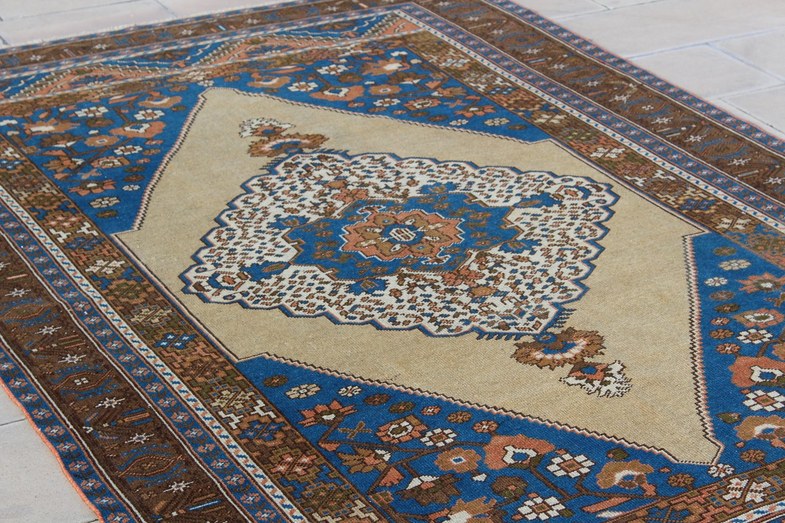 Turkey Rug, Oushak Pastel Faded Vintage Turkish Rug Area Rugs