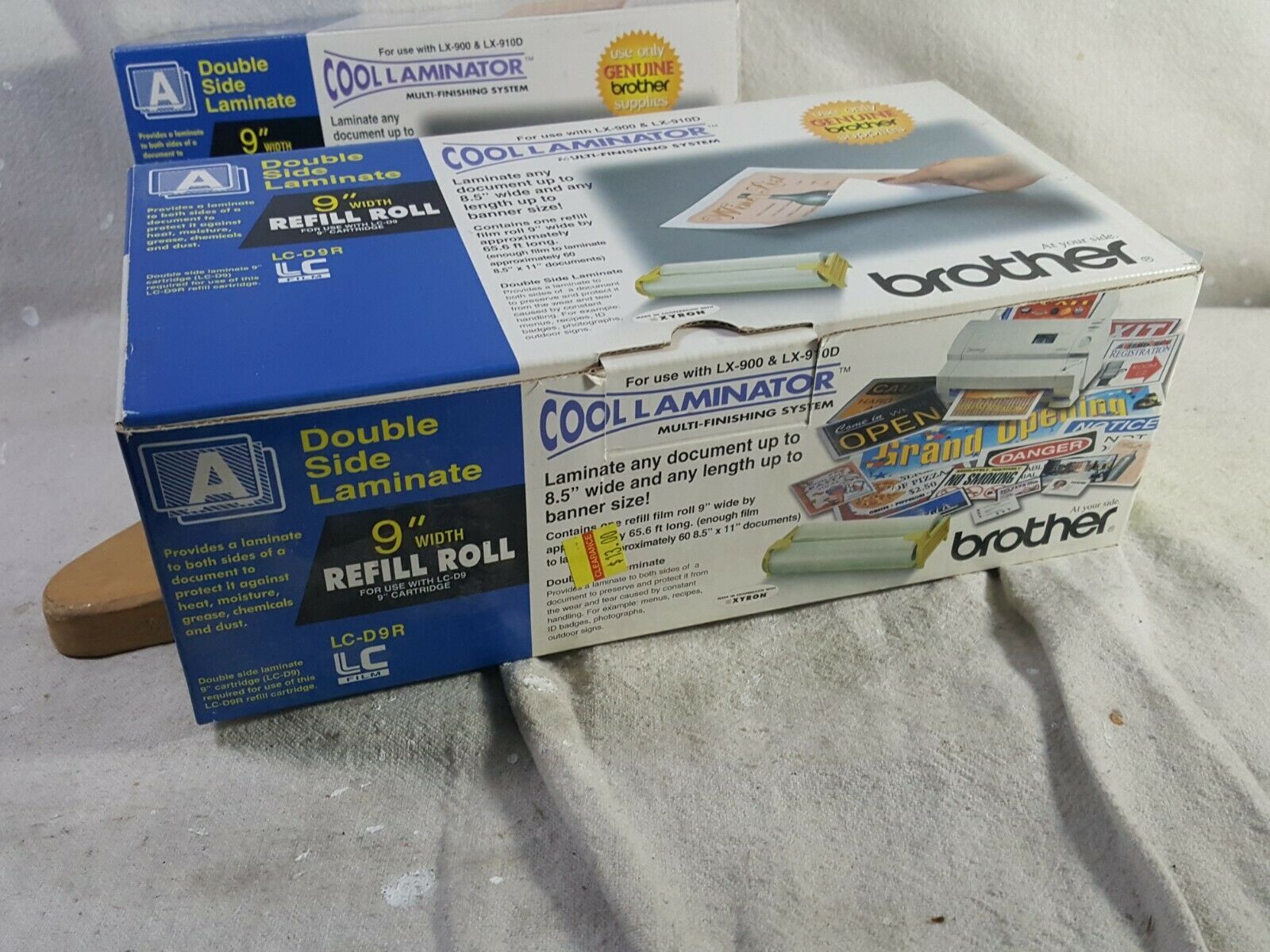 Genuine Brother LCD9R Cool Laminator 9" Refill Roll Film Double Side Laminate Laminating