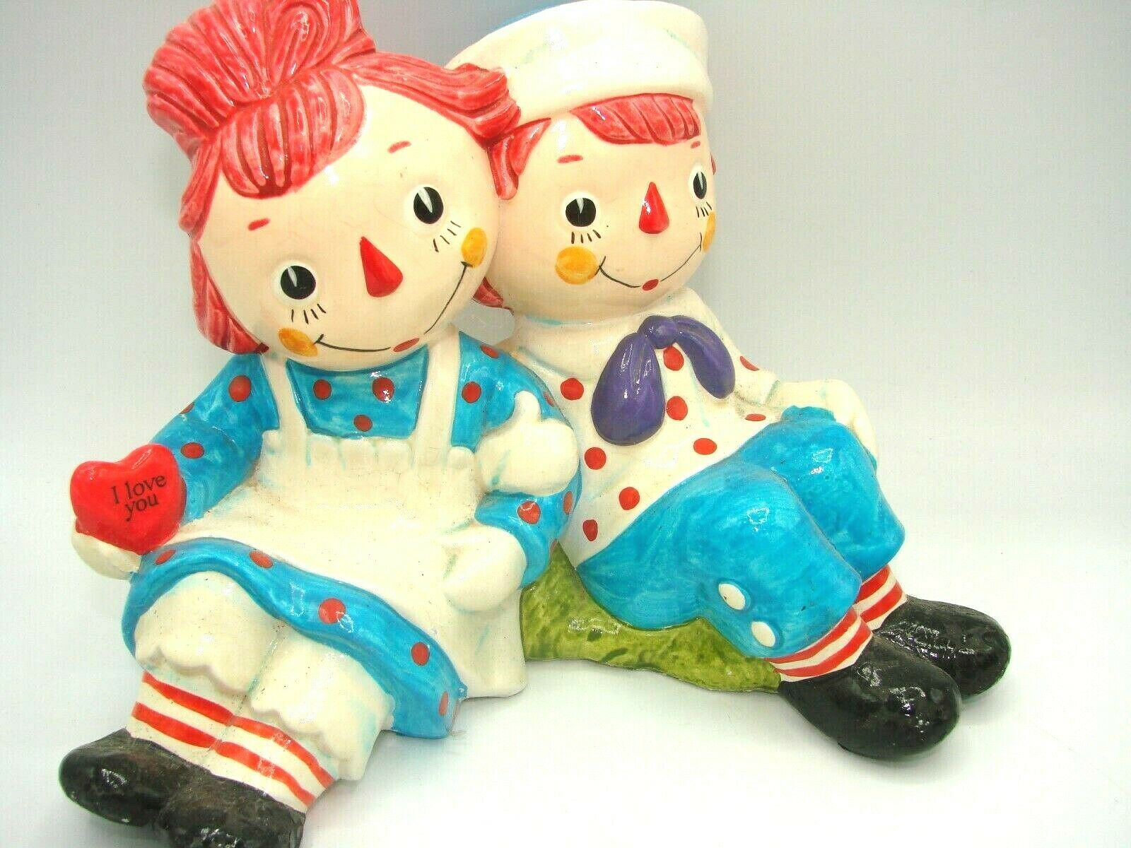 Primary image for Raggedy Ann & Andy Doll Love Coin Piggy Bank Vintage 1972 Bobbs-Merrill Sailor