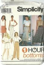 Simplicity Sewing Pattern 8863 Misses Womens Skirt Pants Shorts 18 20 22 24 New - $9.99