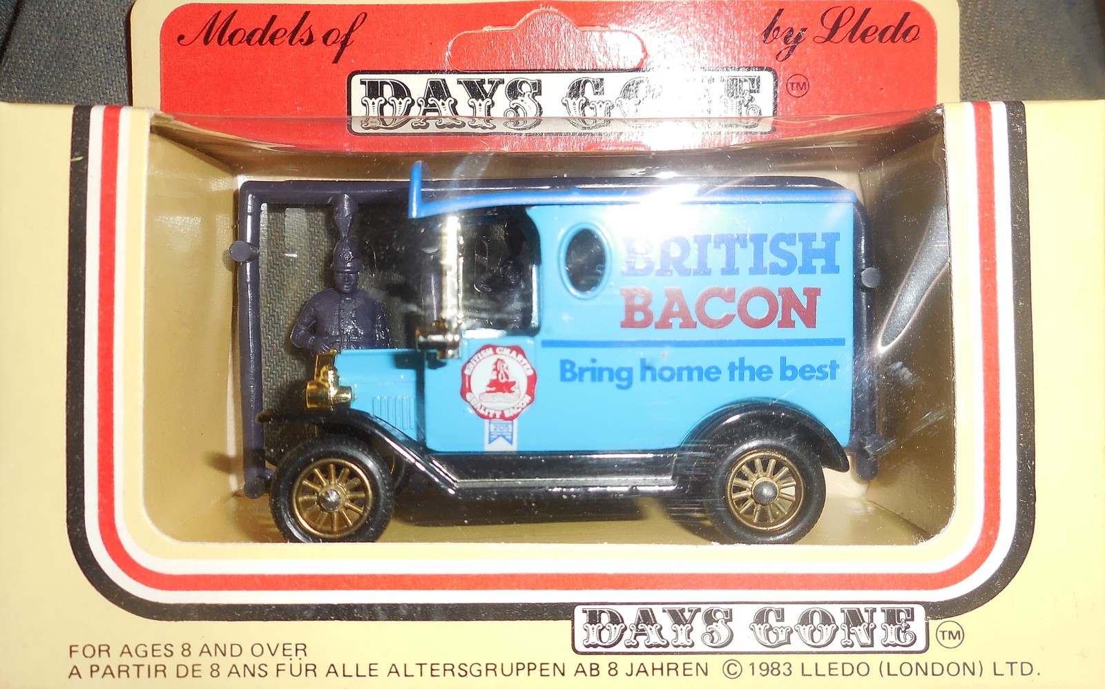 1984 LLedo Days Gone British Bacon w/3 Figures Mint In Sealed Box