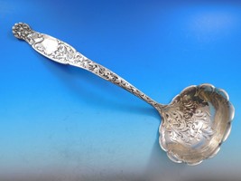 Heraldic by Whiting Sterling Silver Soup Ladle with Design In Bowl 13&quot; - $503.91