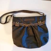 Travelon Nylon Shoulder Bag with Braided Belt Detail