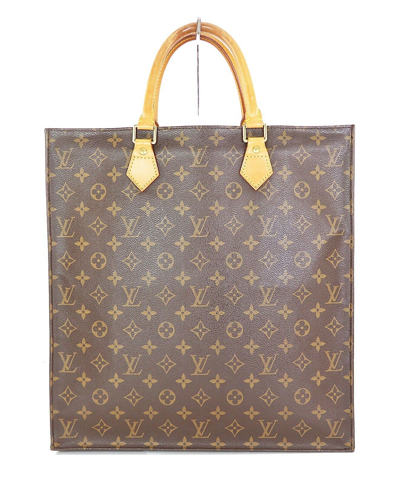 Authentic Louis Vuitton Sac Plat Monogram Tote Shopping Bag Purse #33832 - Women&#39;s Handbags & Bags