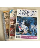 MINIATURE SHOWCASE Summer &#39;92, Spring &#39;92, and Winter &#39;92 Magazines - $19.65