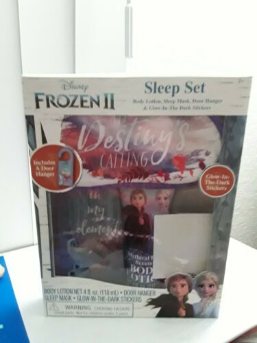 Disney Frozen Body Lotion Body Wash Door Hanger Sleep Mask Stickers Spa Gift Set