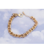 Vintage Copper-Tone Serpent&#39;s Pass Bracelet 6.5 inches H3 - $19.99