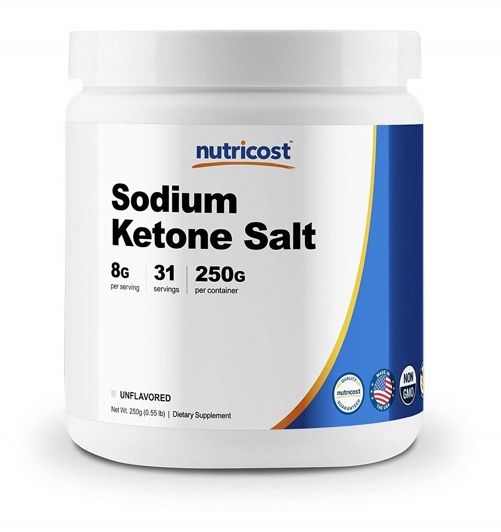 Nutricost Sodium BHB Salts, Exogenous Ketone Supplement 250g x 2