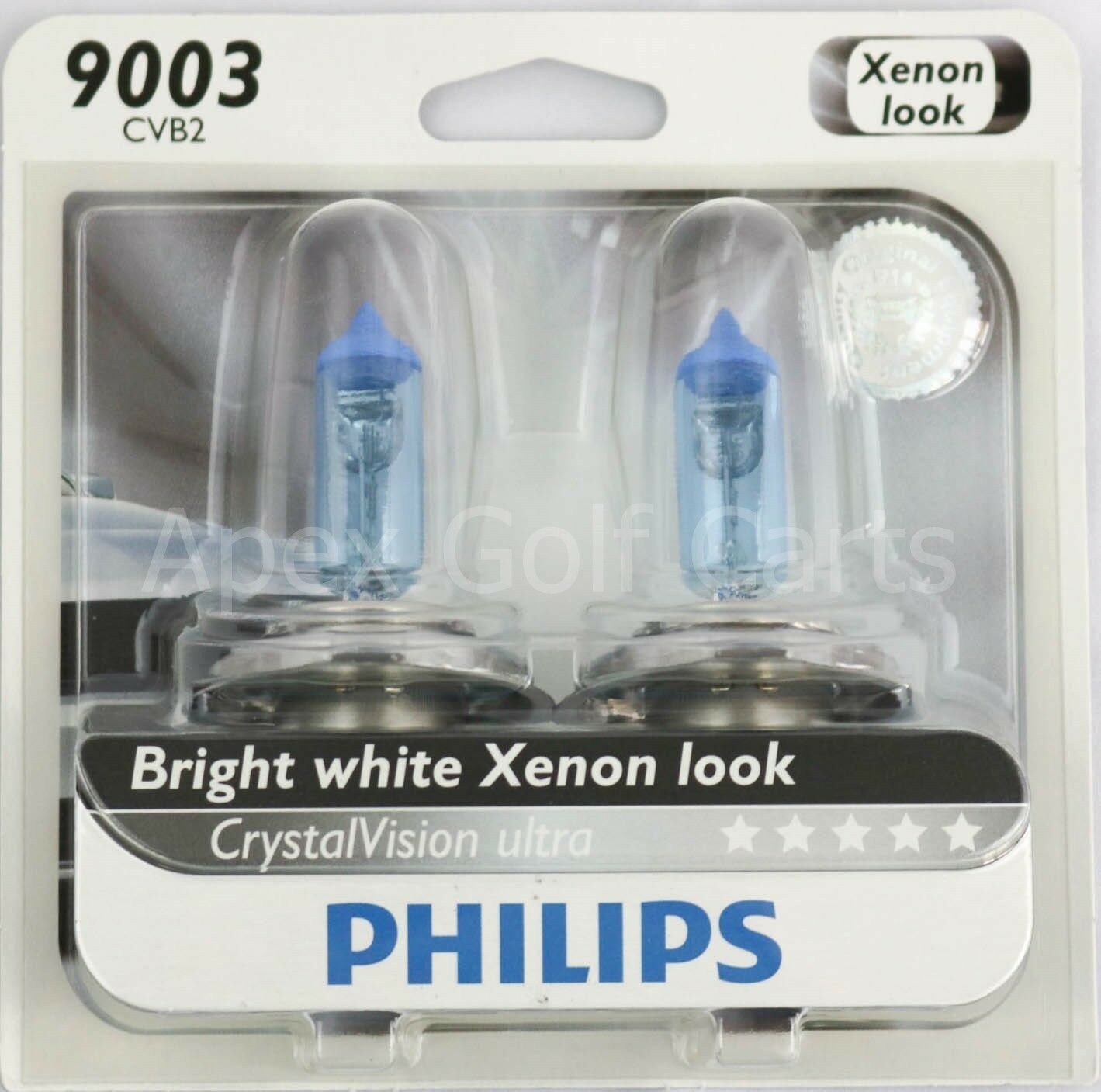 H4 PHILIPS 9003 HB2 Hi//Low 67//60W Crystal Vision Ultra HID LOOK Bulbs 9003CVB2