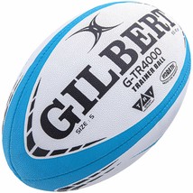 Gilbert G-TR4000 Rugby Training Ball, Sky Blue (3) image 1