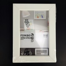 IKEA Fiskbo Frame White 4x6&quot; Picture Frame 002.956.53 - $8.50
