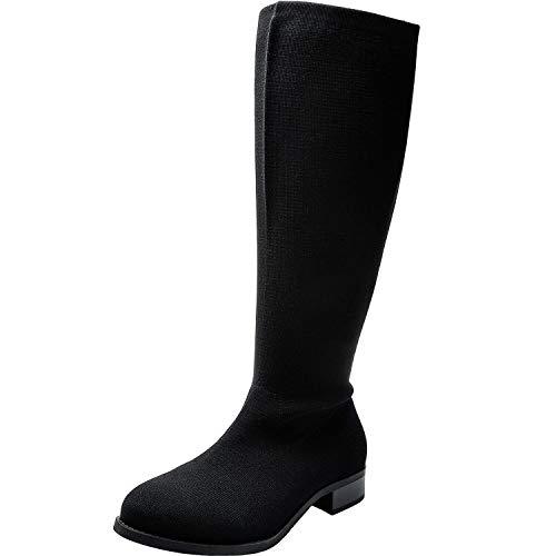 womens wide width low heel boots