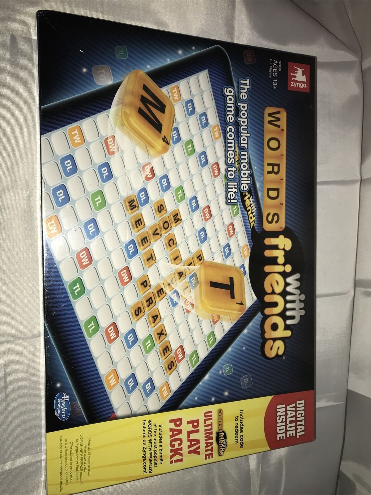 NEW Words with Friends Game & Message Board Zynga + FREE