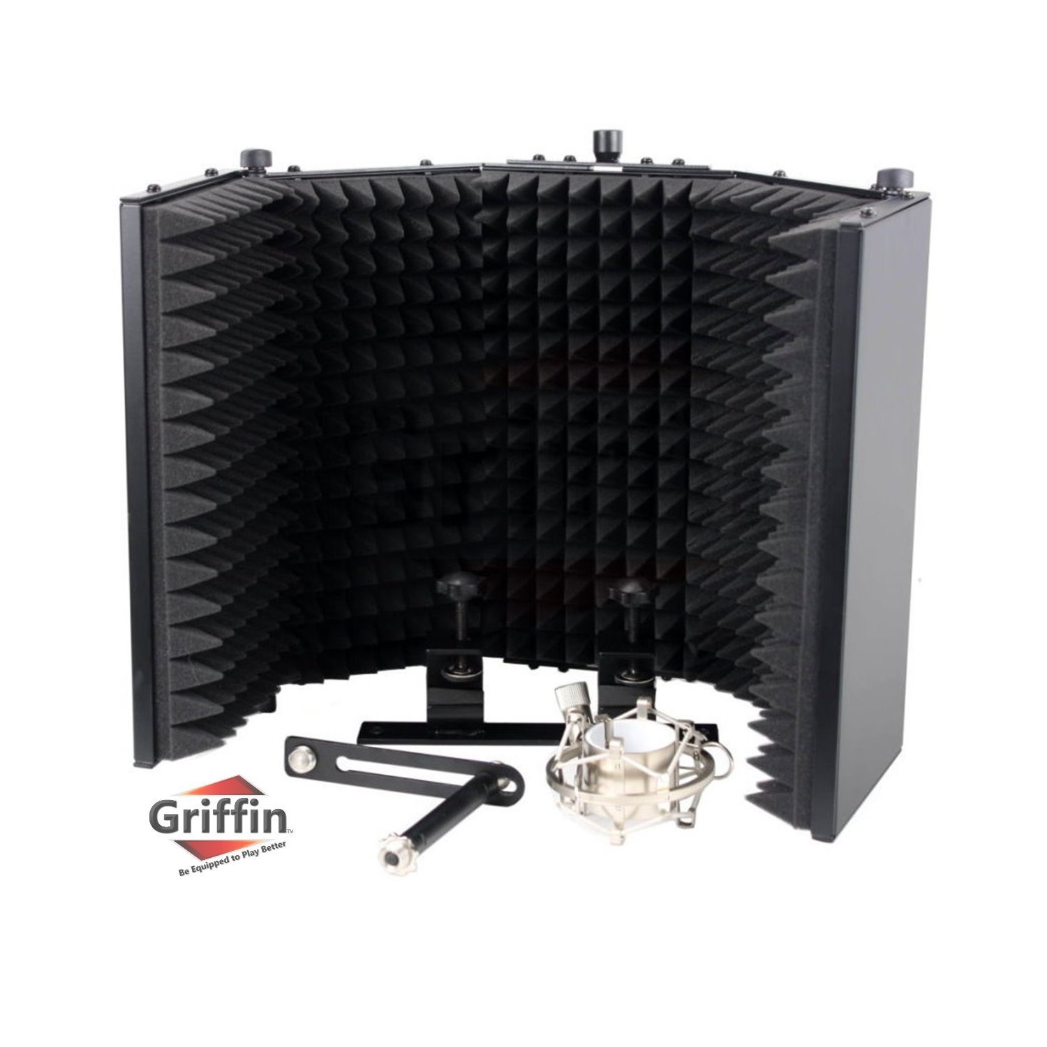 Studio Microphone Soundproofing Acoustic Foam Panel by GRIFFIN - Soundproof Filt