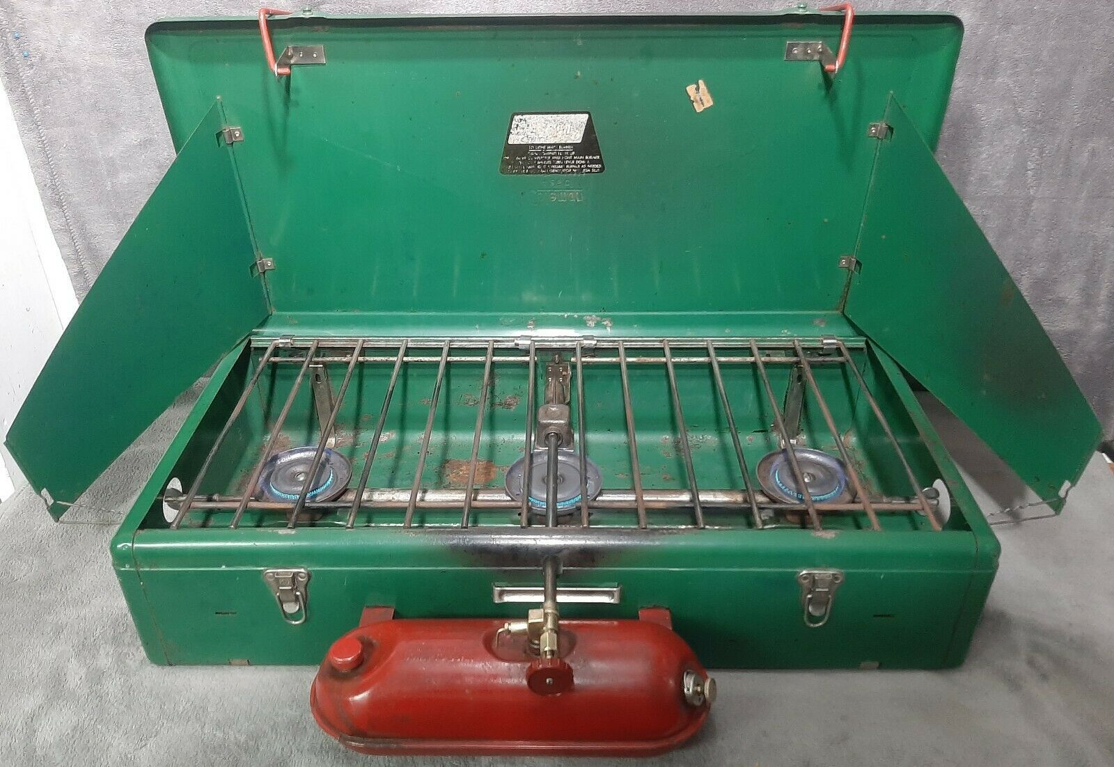 READ WORKING Vintage 19611964 Coleman Model 426C 3Burner Camp Stove