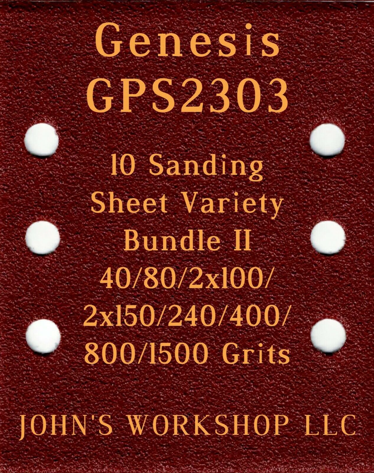RIDGID R2500 No-Slip 5 Sandpaper Bundle CRAFTSMAN 315279840-150 Grit