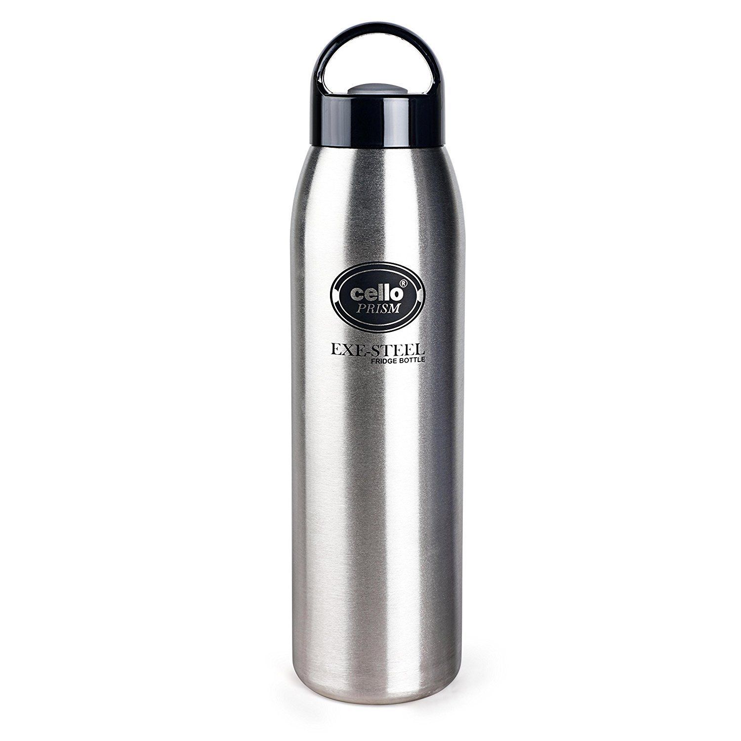Cello Prism Stainless Steel Bottle, 1 Liter, Silver Drink Containers