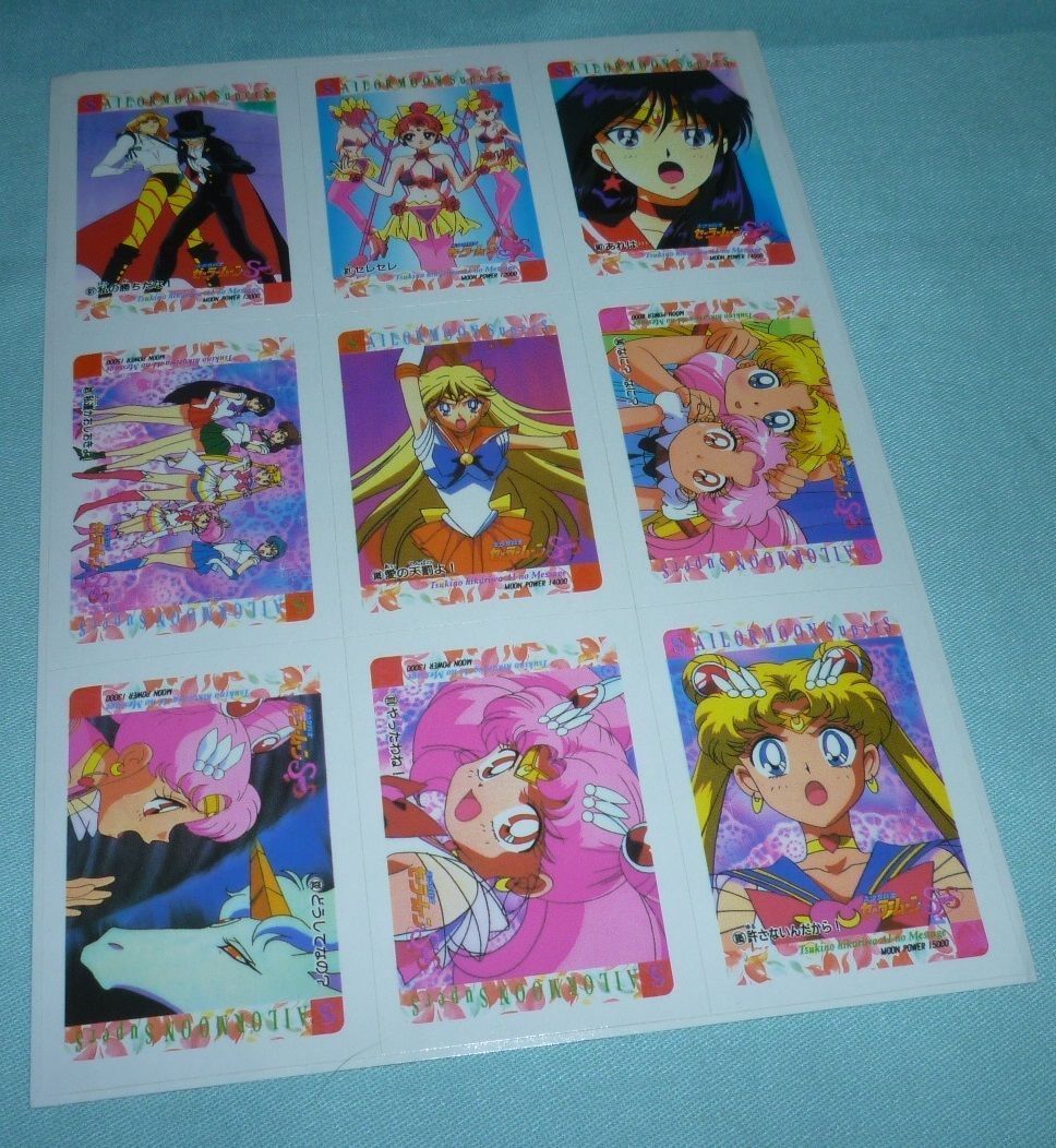 Sailor Moon Vintage Sticker Sheet And 50 Similar Items