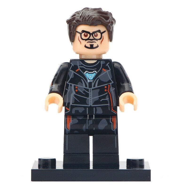 tony stark lego head