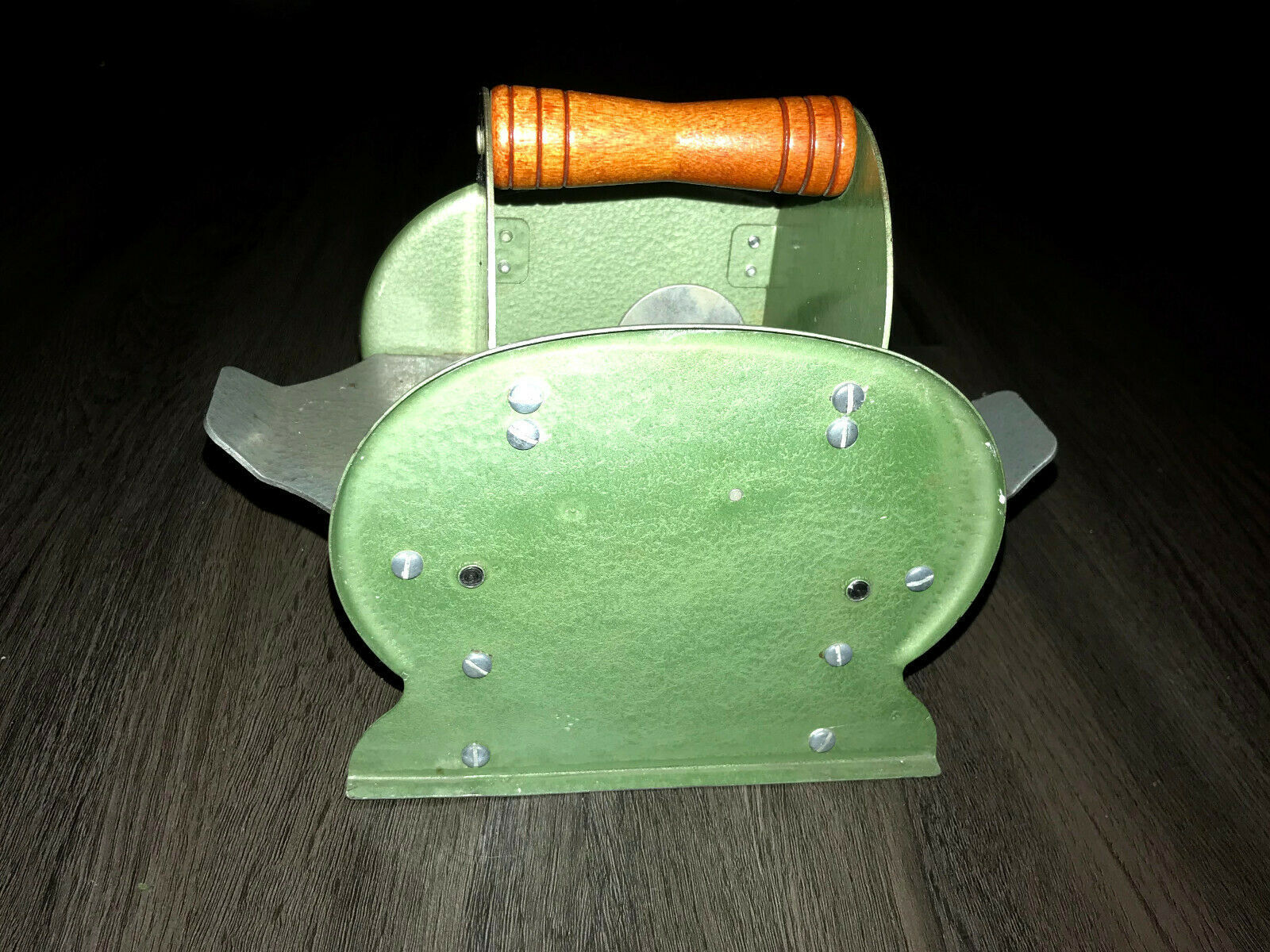 Vintage Johnson Nestor Pat Pend 50s Hand Crank Card Shuffler Made In