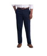 Haggar Iron Free Premium Khaki Classic Flat Front Pants 38X29, 40X29, 42... - $31.99