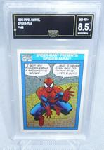 1990 Impel Marvel Spider-Man Presents Spider-Man Card #149 GMA Graded NM... - $24.74