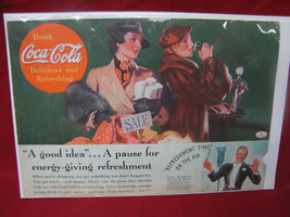 1936 Vintage Original Color Coca Cola Coke Ad. - $19.79