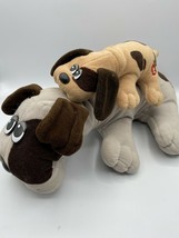 1985 Tonka Pound Puppies Large And Small Grey/brown Tan/brown - $21.28