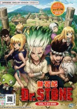 Dr.Stone Vol.1-24 End English Dubbed Ship From USA