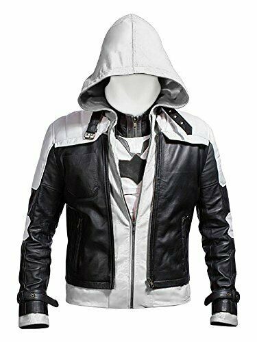 New Batman Arkham Knight Game Red Hood Leather Jacket & Vest Costume