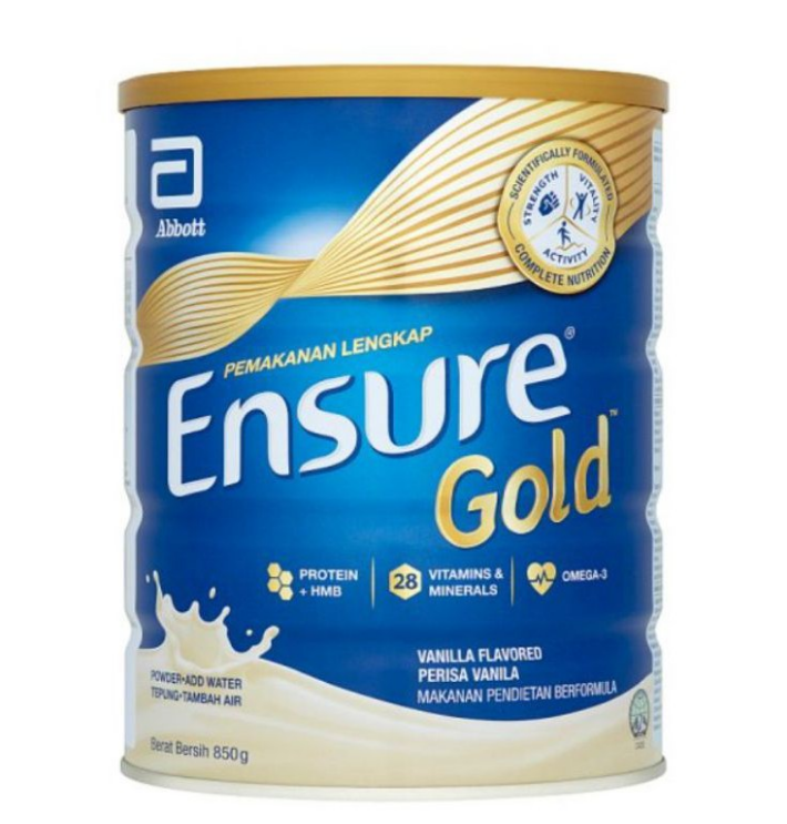 Abbott Ensure Gold Complete Nutrition Milk Powder Vanilla Flavor 850g EXPRESS