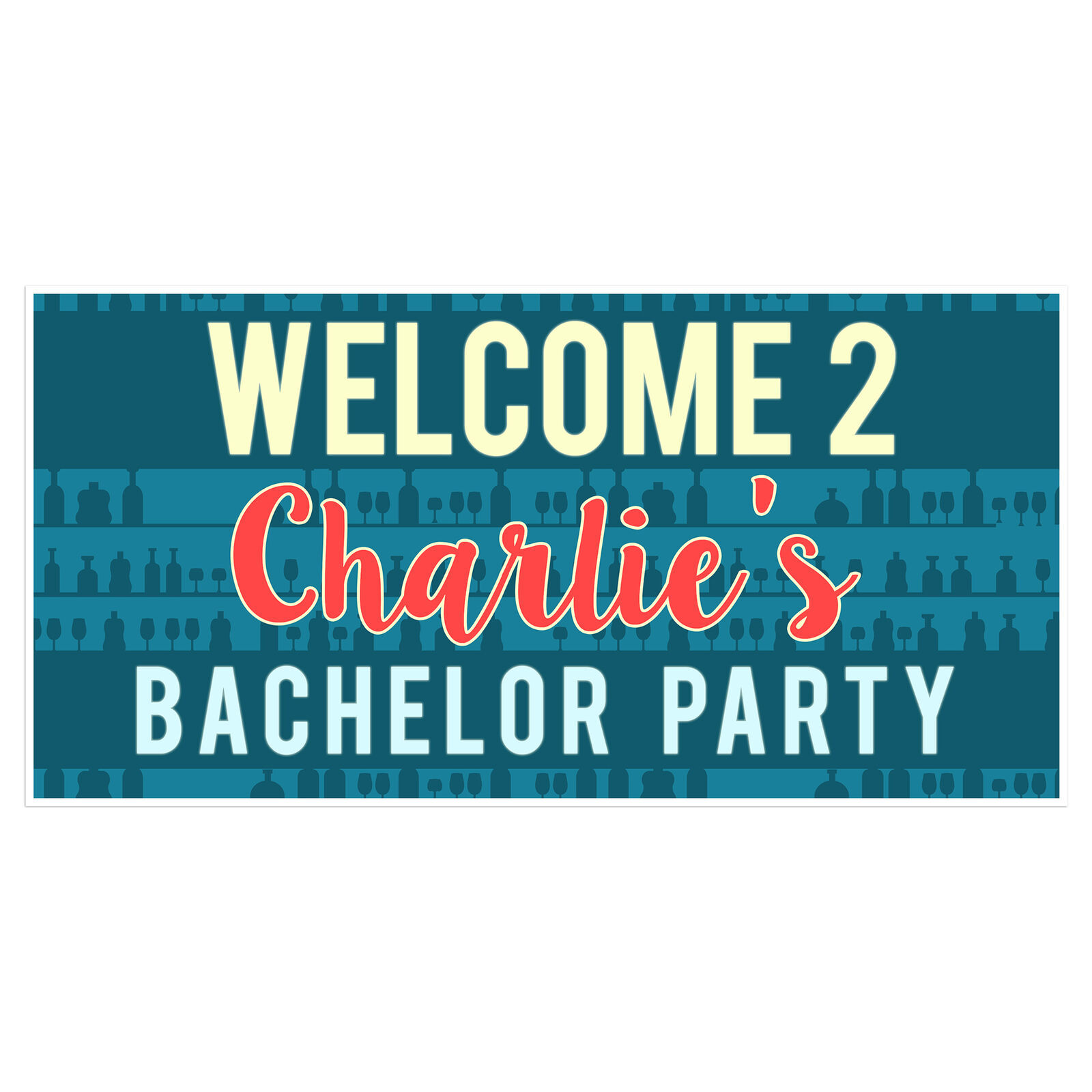 to Bachelor Party Banner Backdrop Decoration Party Decorations