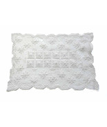 Hand Crocheted Linen Raised Rain of 8 Petal Flower Web Placemat  Doily S... - $4.90