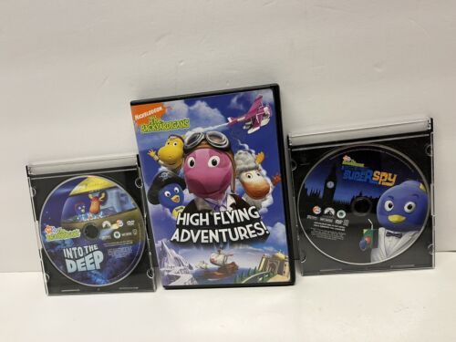 The Backyardigans Dvd Lot Of High Flying Adventure Into The Deep Super Spy Dvds Blu