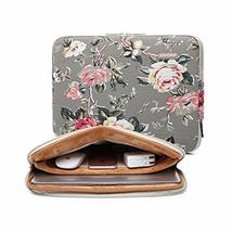 15 Inches Laptop Sleeve Computer Canvas Briefcase Great Gift Fashion Lap... - $29.13