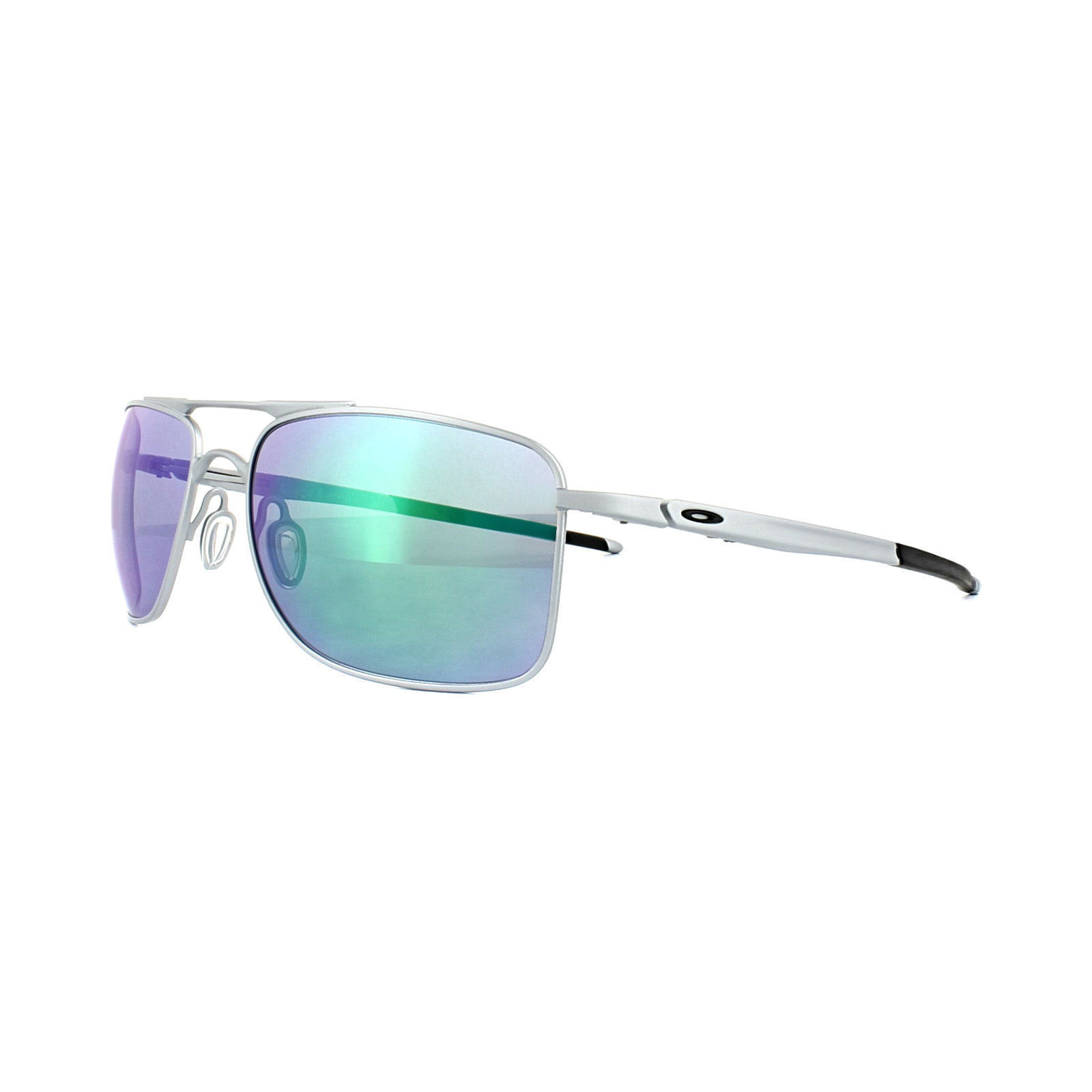 Oakley Gauge 8 Sunglasses Oo4124 04 Matte Lead Frame W Jade Iridium