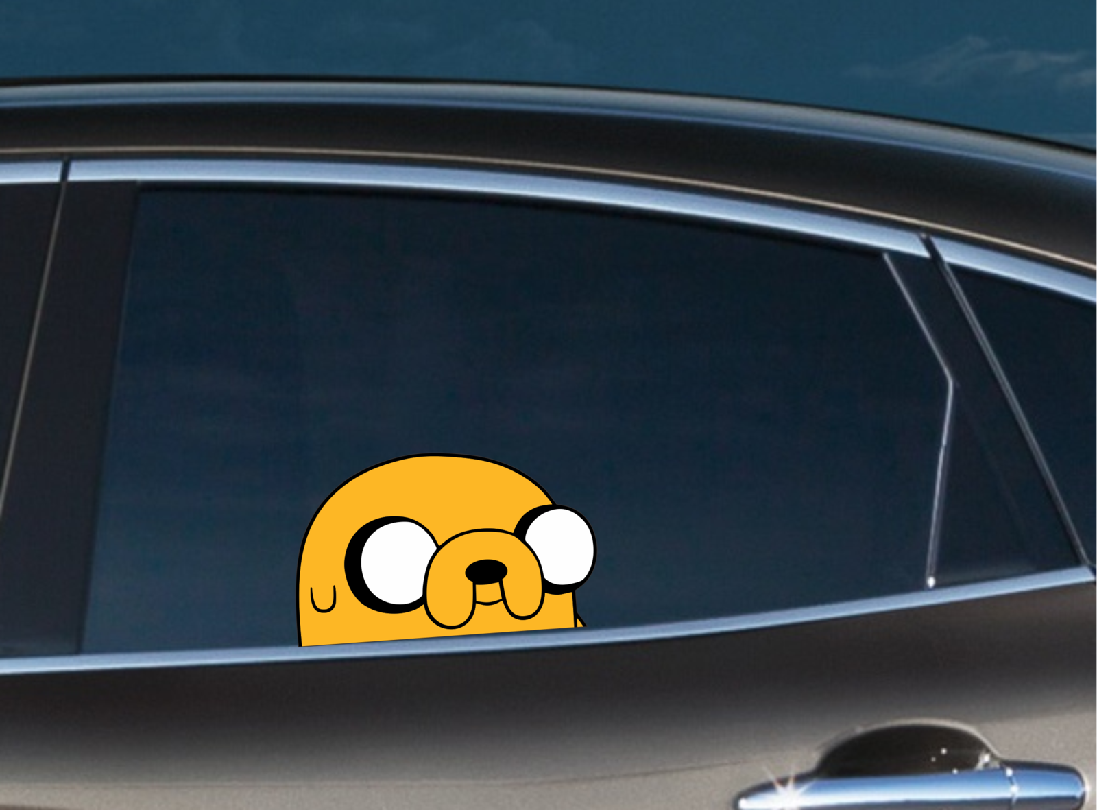 Jake Adventure Time Car Tablet Window Vinyl Decal Anime Stickers cartoons finn